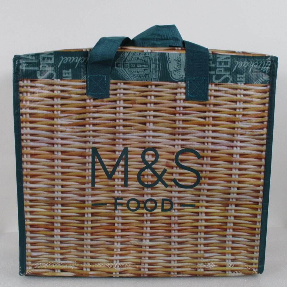 LARGE INSULATED M & S FOOD COOLER BAG - Picture 6 of 16